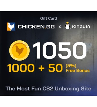 Chicken.GG 1000 + 50 FREE Tokens Key GLOBAL